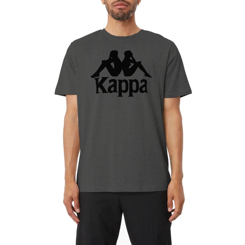 Camiseta kappa negra discount hombre